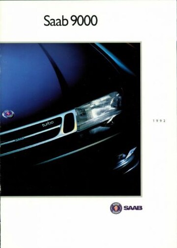 Brochures Saab 9000 - Folders