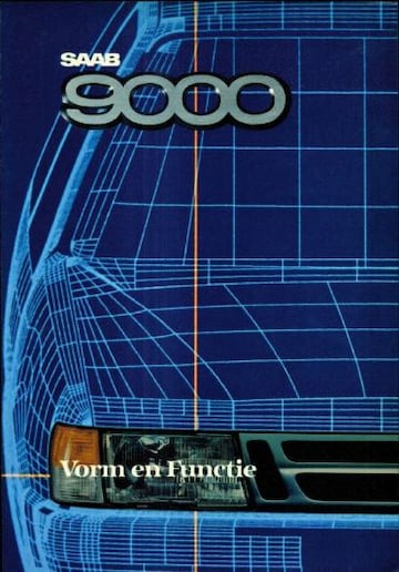 Brochures Saab 9000 - Folders