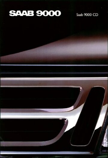 Brochures Saab 9000 - Folders