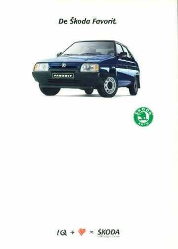 Brochures Skoda Favorit - Folders