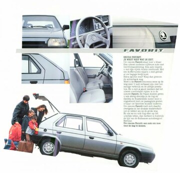 Brochures Skoda Favorit - Folders