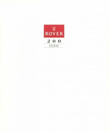 Brochures Rover 200-serie - Folders