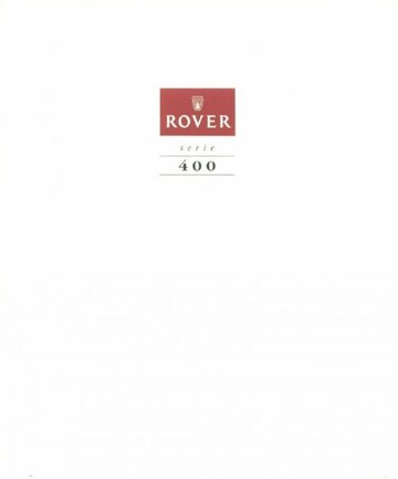 Brochures Rover 400-serie - Folders