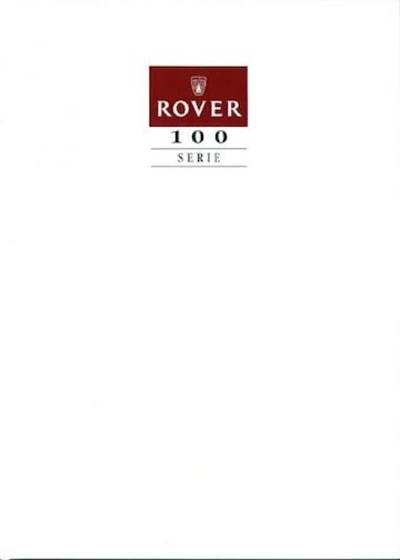 Brochures Rover 100-serie - Folders