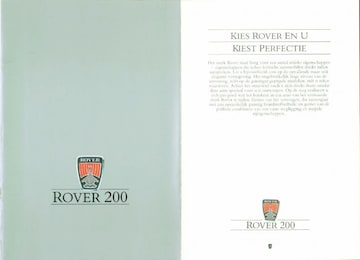 Brochures Rover 200-serie - Folders
