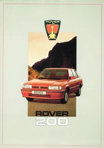 Brochures Rover 200-serie - Folders