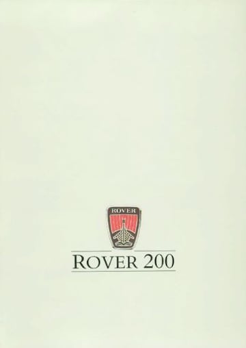 Brochures Rover 200-serie - Folders