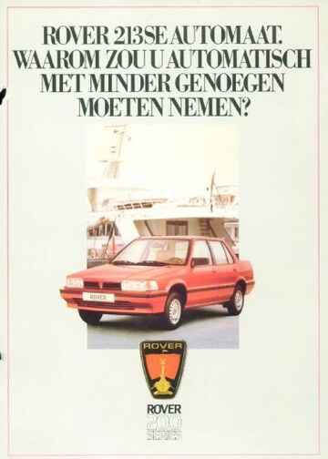 Brochures Rover 200-serie - Folders