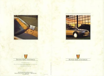 Brochures Rover 800-serie - Folders