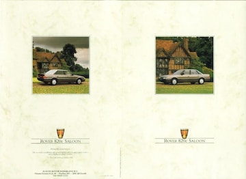 Brochures Rover 800-serie - Folders