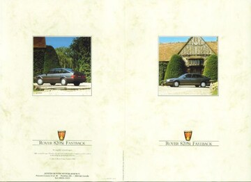 Brochures Rover 800-serie - Folders