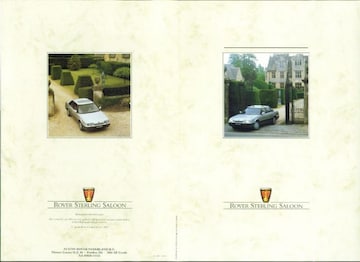 Brochures Rover 800-serie - Folders