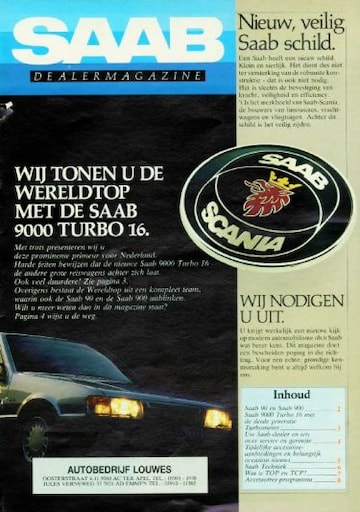 Brochures Saab 900 - Folders