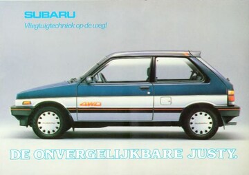 Brochures Subaru Justy - Folders