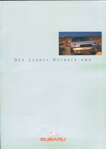 Brochures Subaru Legacy - Folders