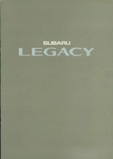 Brochures Subaru Legacy - Folders