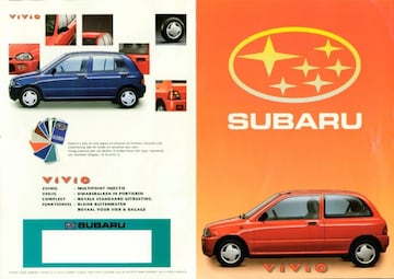 Brochures Subaru Vivio - Folders