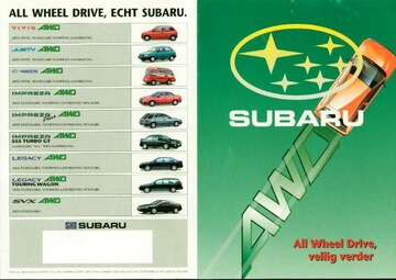 Brochures Subaru Vivio - Folders