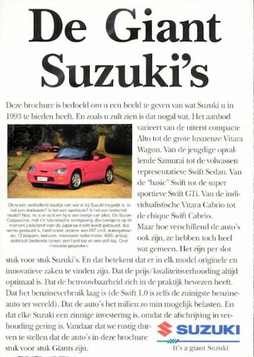 Brochures Suzuki Alto - Folders