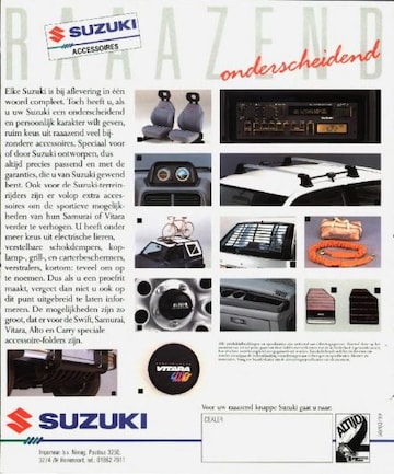 Brochures Suzuki Vitara - Folders