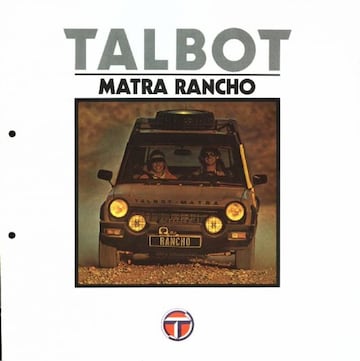 Brochures Talbot Matra Rancho - Folders