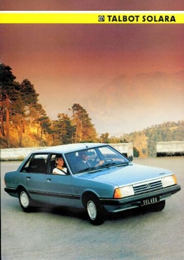 Brochures Talbot Solara - Folders