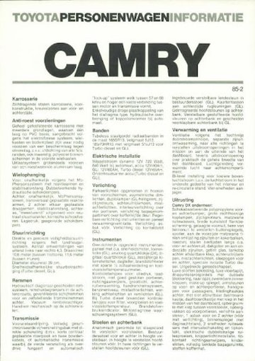 Brochures Toyota Camry - Folders
