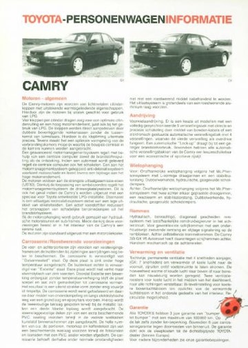 Brochures Toyota Camry - Folders