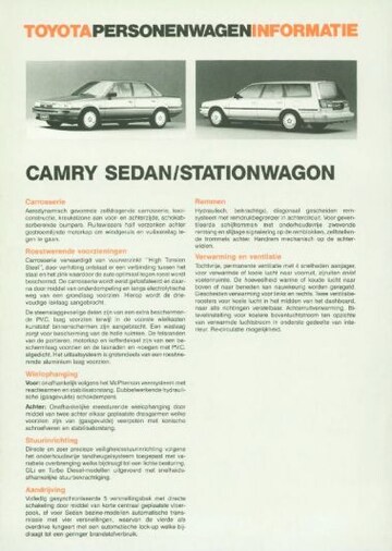 Brochures Toyota Camry - Folders
