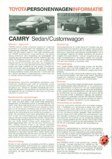 Brochures Toyota Camry - Folders