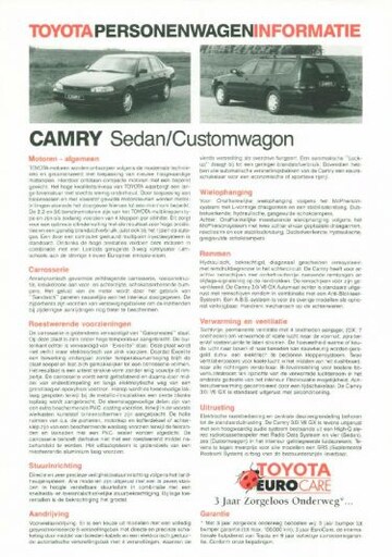 Brochures Toyota Camry - Folders