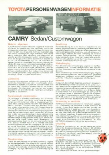 Brochures Toyota Camry - Folders