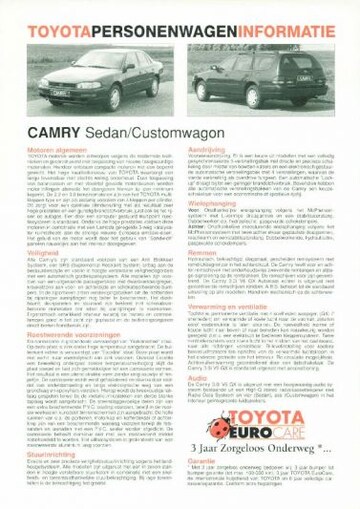 Brochures Toyota Camry - Folders