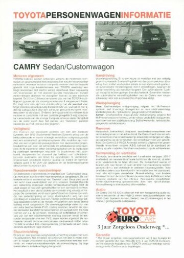 Brochures Toyota Camry - Folders