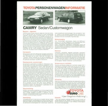 Brochures Toyota Camry - Folders