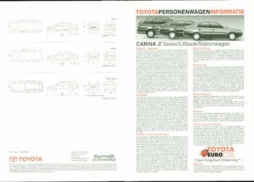 Brochures Toyota Carina - Folders