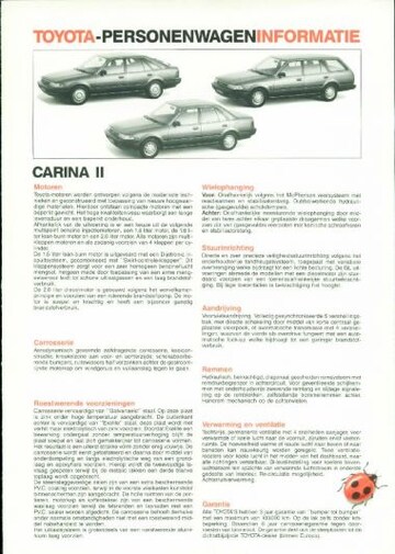 Brochures Toyota Carina - Folders