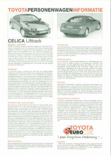 Brochures Toyota Celica - Folders