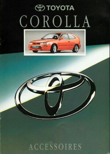 Brochures Toyota Corolla - Folders
