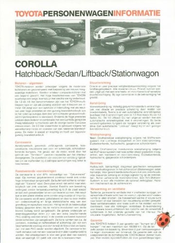 Brochures Toyota Corolla - Folders