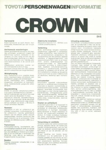 Brochures Toyota Crown - Folders