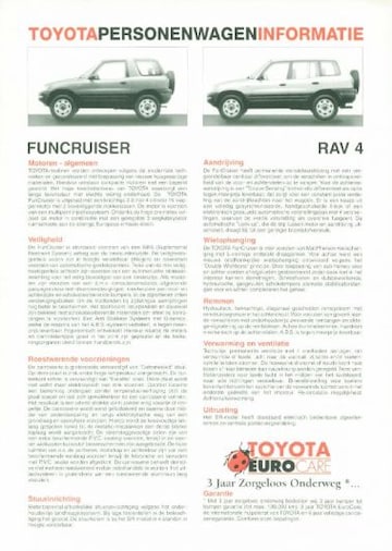 Brochures Toyota Funcruiser - Folders