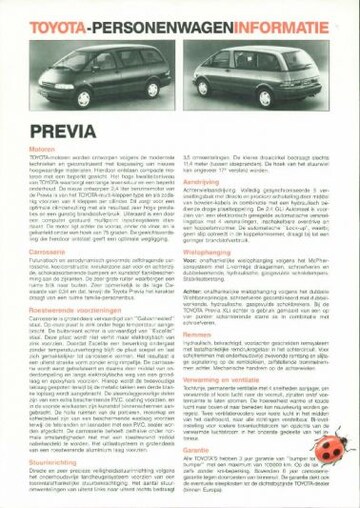 Brochures Toyota Picnic - Folders