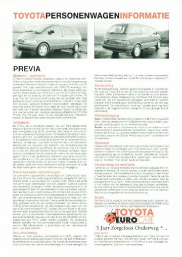 Brochures Toyota Picnic - Folders