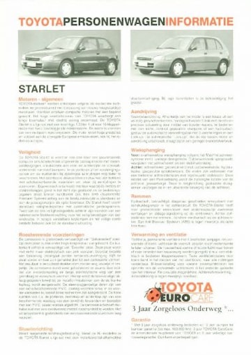 Brochure Toyota Starlet