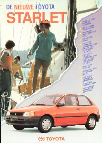 Brochures Toyota Starlet - Folders