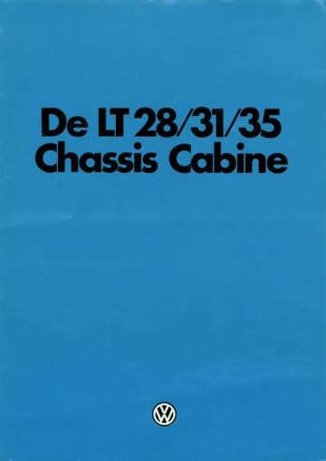 Brochures Volkswagen LT - Folders