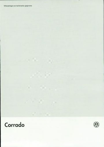 Brochure Volkswagen Corrado