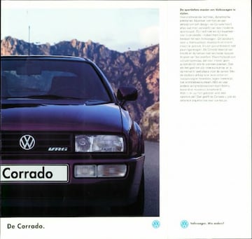 Brochures Volkswagen Corrado - Folders