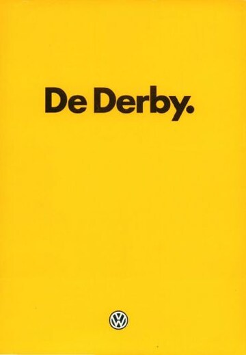 Brochures Volkswagen Derby - Folders